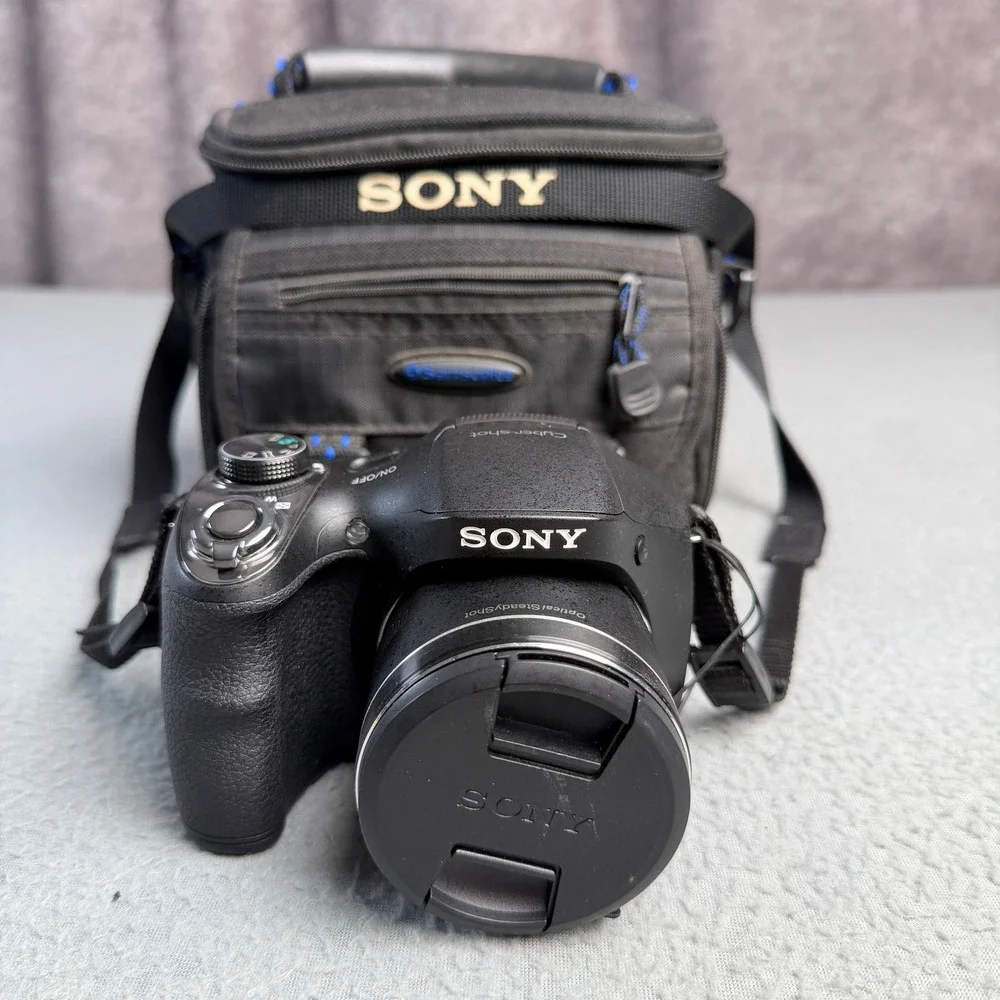 Sony Cyber-shot DSC-H300 20.1MP Digital Camera 35x Optical Zoom Black Bundle